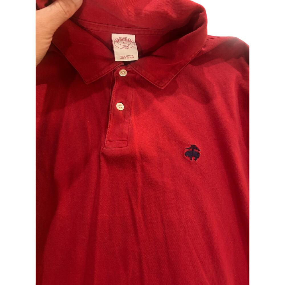Brooks Brothers Red Long Sleeve Polo- Vintage/ Size: Men’s XL